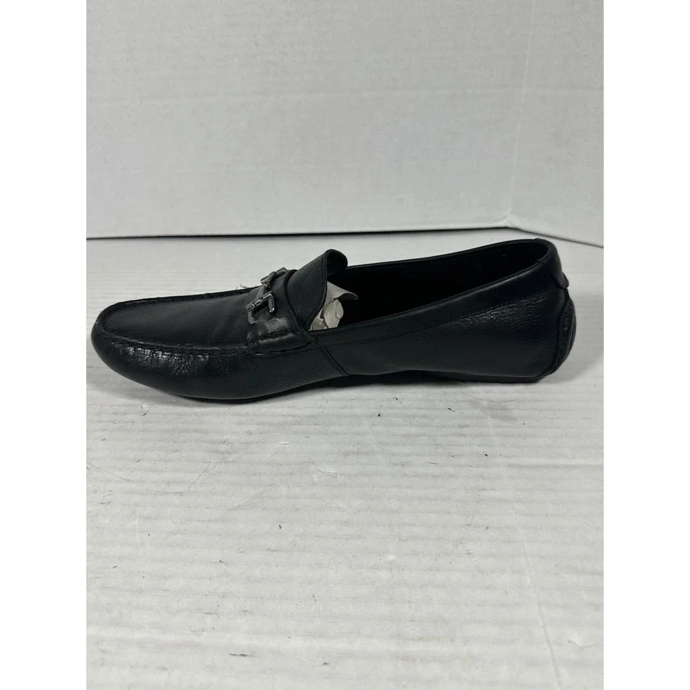 Cole Haan Somerset Driver‎ Mens 12 M Black Leather Bit Loafers C25980 Slip On